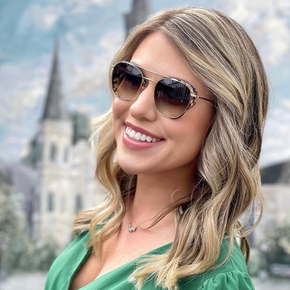 New KREWE Earhart Blinker Capri 24K Sunglasses - Unisex main image 6
